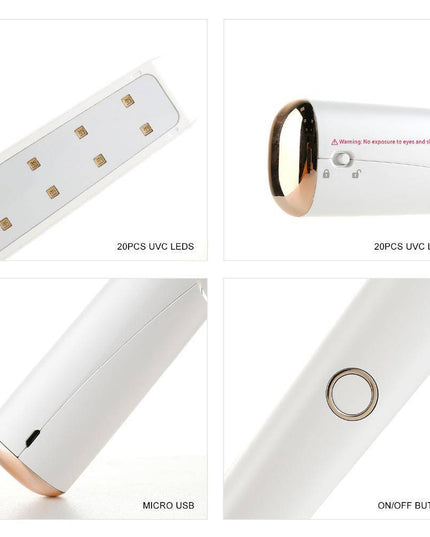 59S UVC Sterilizer Travel-Size Foldable Handheld Wand - Libiyi