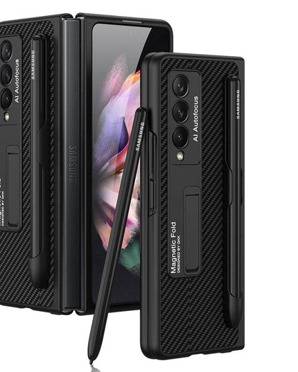 Ultra-thin Pen Slot Magnetic Holder Case for Samsung Galaxy Z Fold 3 5G - Libiyi