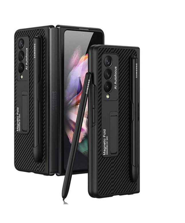Ultra-thin Pen Slot Magnetic Holder Case for Samsung Galaxy Z Fold 3 5G - Libiyi