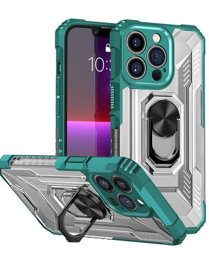 Magnetic Metal Finger Ring Holder Armor Case For iPhone - Libiyi