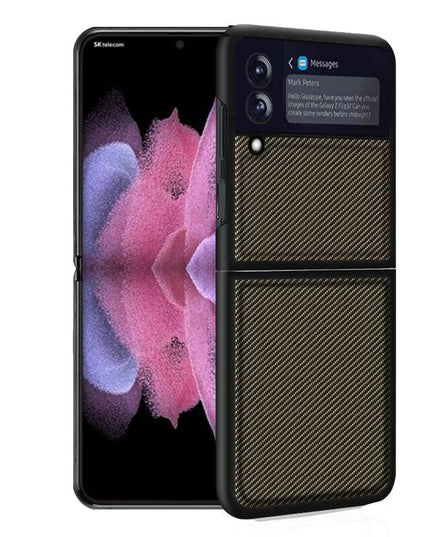 Slim Lightweight Carbon Fiber Case for Samsung Galaxy Z Flip 3 5G - Libiyi