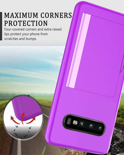Armor Protective Card Holder Case for Samsung S10 - Libiyi