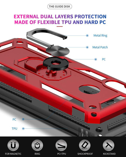 Luxury Armor Ring Bracket Phone Case For Samsung A10S-Fast Delivery - Libiyi