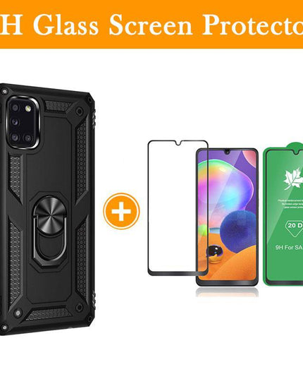 Luxury Armor Ring Bracket Phone Case For Samsung A31-Fast Delivery - Libiyi