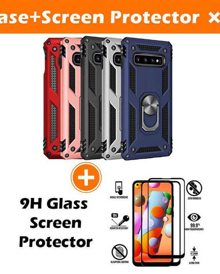 Luxury Armor Ring Bracket Phone Case For Samsung S10-Fast Delivery - Libiyi