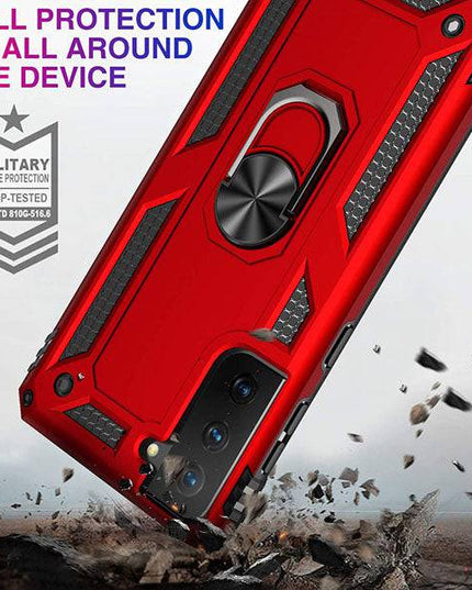 Luxury Armor Ring Bracket Phone Case For Samsung S21 FE(5G) - Libiyi