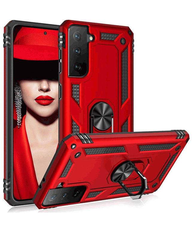 Luxury Armor Ring Bracket Phone Case For Samsung S21 FE(5G) - Libiyi