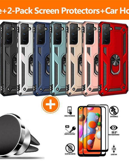 Luxury Armor Ring Bracket Phone Case For Samsung S21 FE(5G) - Libiyi