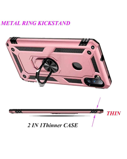 Luxury Armor Ring Bracket Phone Case For Samsung A11-Fast Delivery - Libiyi