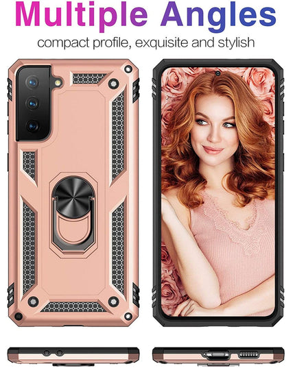 Luxury Armor Ring Bracket Phone Case For Samsung S21 Ultra(5G) - Libiyi