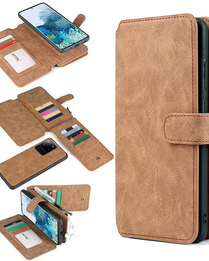 Multifunctional Magnetic Card Wallet Phone Case For Samsung A Series - Libiyi