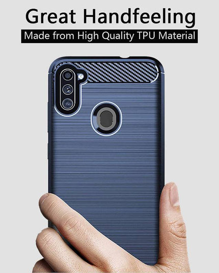 Luxury Carbon Fiber Case For Samsung A11(US and EU Version) - Libiyi