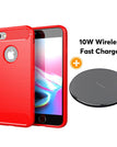 Red / iPhone 7/8 / With Wireless Charger