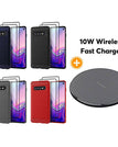 Bleu / S10Plus / Avec 2 protecteurs d'écran et chargeur sans fil