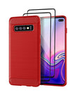 Rouge / S10Plus / Avec 2 protecteurs d'écran