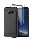 Noir / S8 / Avec 2 protecteurs d'écran