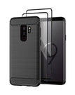 Black / S9 Plus / With 2-Pack Screen Protectors