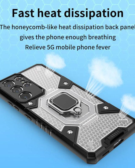 Super Cooling Armor Ring Honeycomb style Case For Samsung - Libiyi
