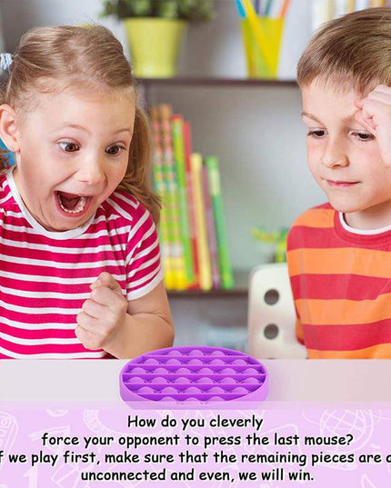 Pop It Fidget Toy, Push Pop Bubble Fidget Sensory Toy - Libiyi