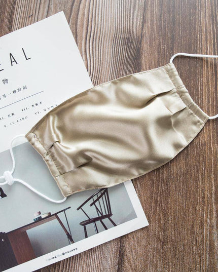 3PC Mulberry Silk Knitted Breathable Mask Men Women Skin-Friendly Soft Anti Dust Washable Reusable Face Mask Summer Thin Mask - Libiyi