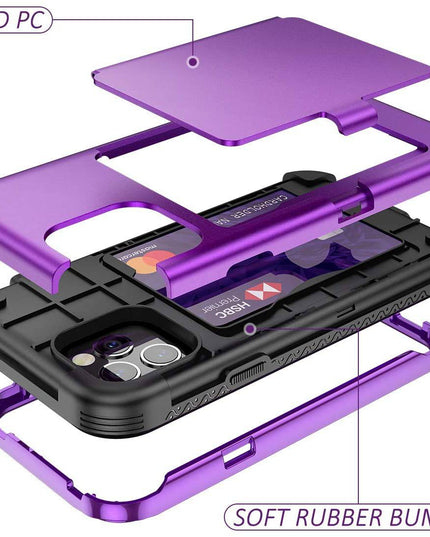 2-in-1 Heavy Duty Protection Case With Hidden Mirror For iPhone 12 Series - Libiyi
