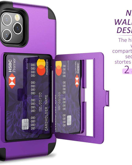 2-in-1 Heavy Duty Protection Case With Hidden Mirror For iPhone 12 Series - Libiyi