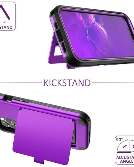 2-in-1 Heavy Duty Protection Case With Hidden Mirror For iPhone 12 Series - Libiyi